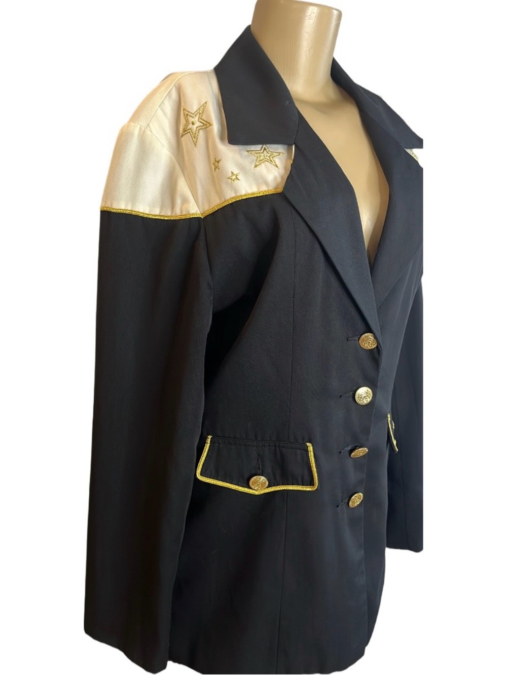 Vintage 80s Styles To Go Star Blazer - Picture 3 of 6
